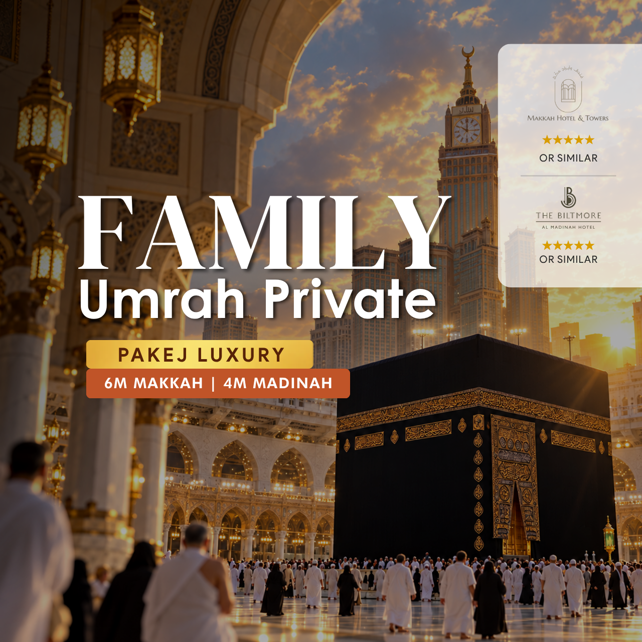 Private Umrah Luxury 12D