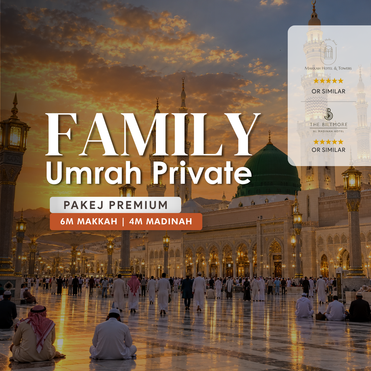Private Umrah Premium 12D