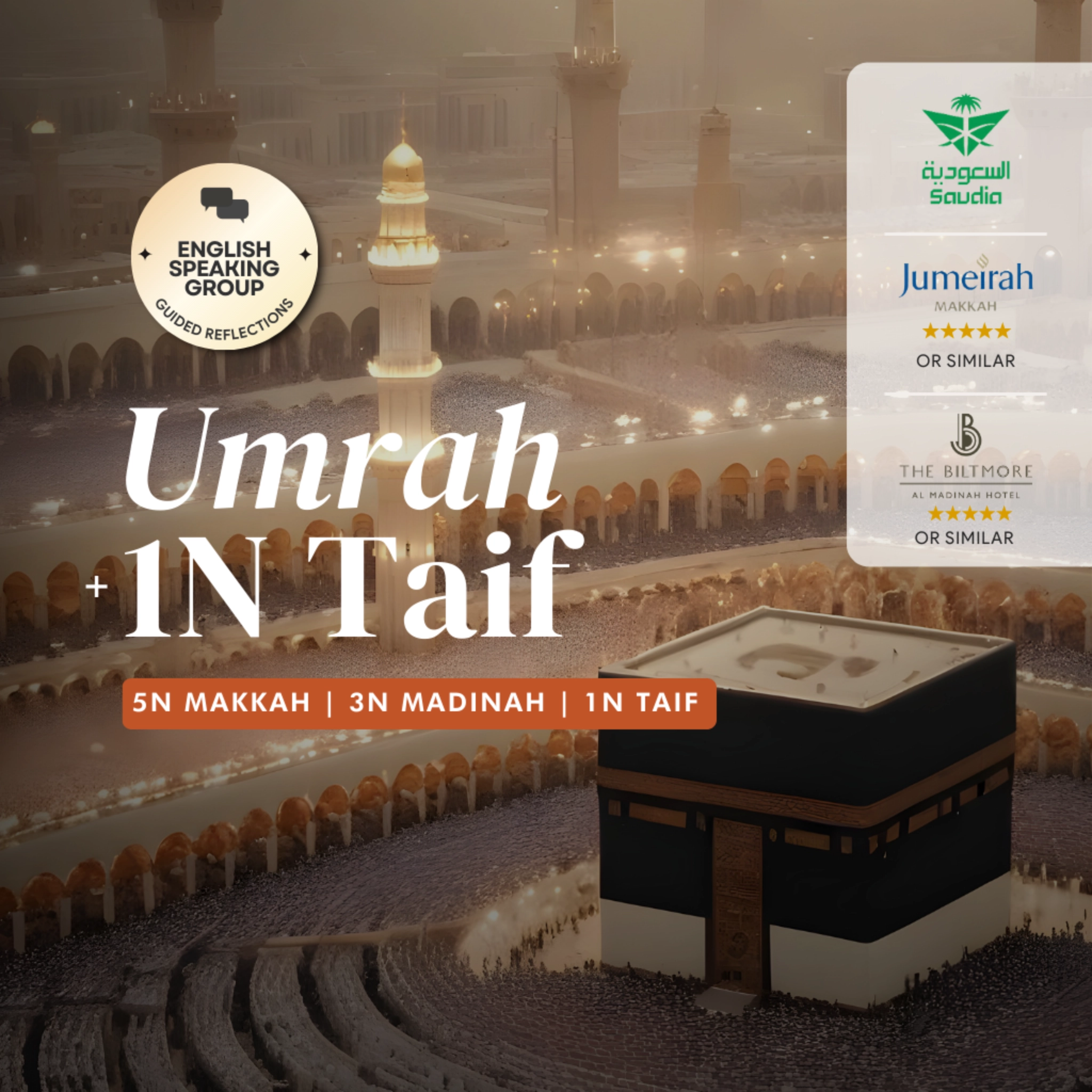 22 Dec - 01 Jan 2027 (+1N Taif)