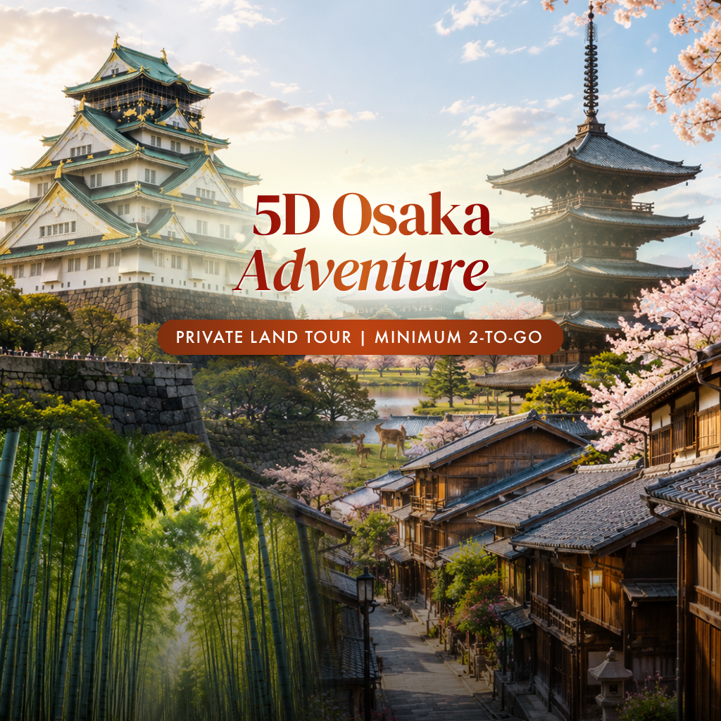 5D Osaka - Private Land Tour
