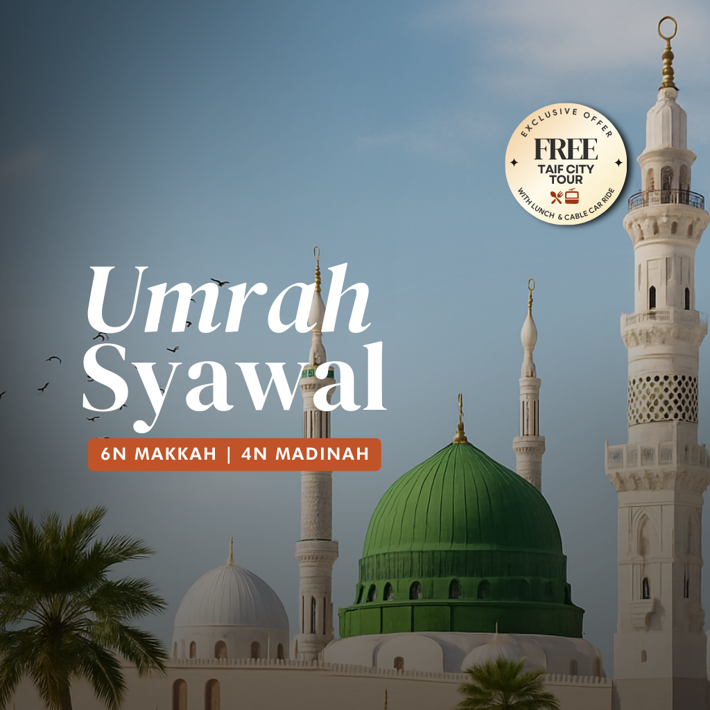 02 Apr - 13 Apr 2026 (Umrah Syawal)